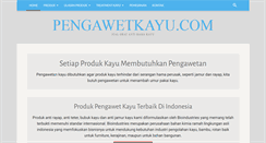 Desktop Screenshot of pengawetkayu.com