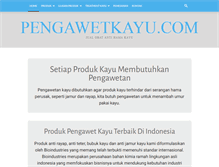 Tablet Screenshot of pengawetkayu.com